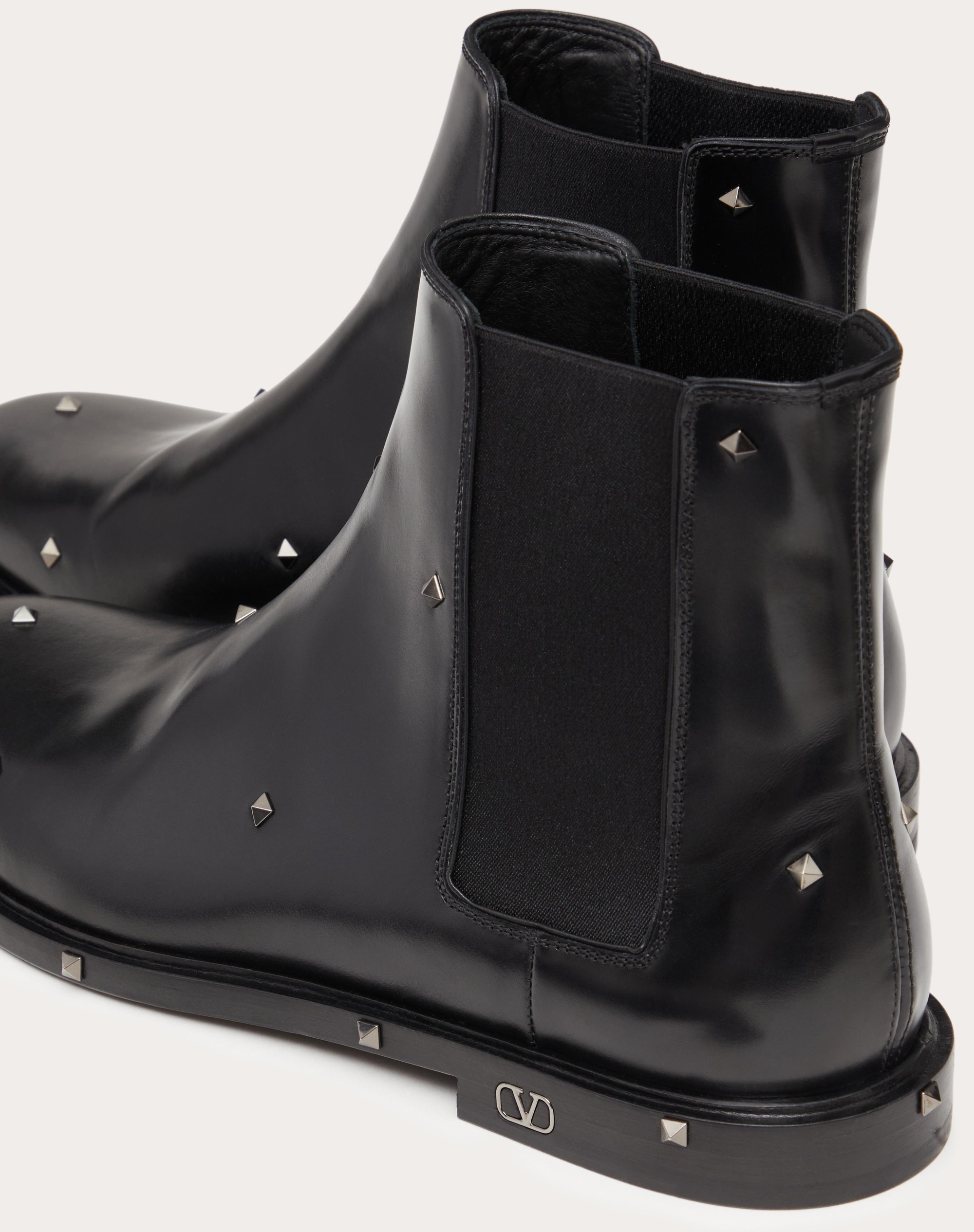 ARISTOPUNK STUD CALFSKIN ANKLE BOOT - 5