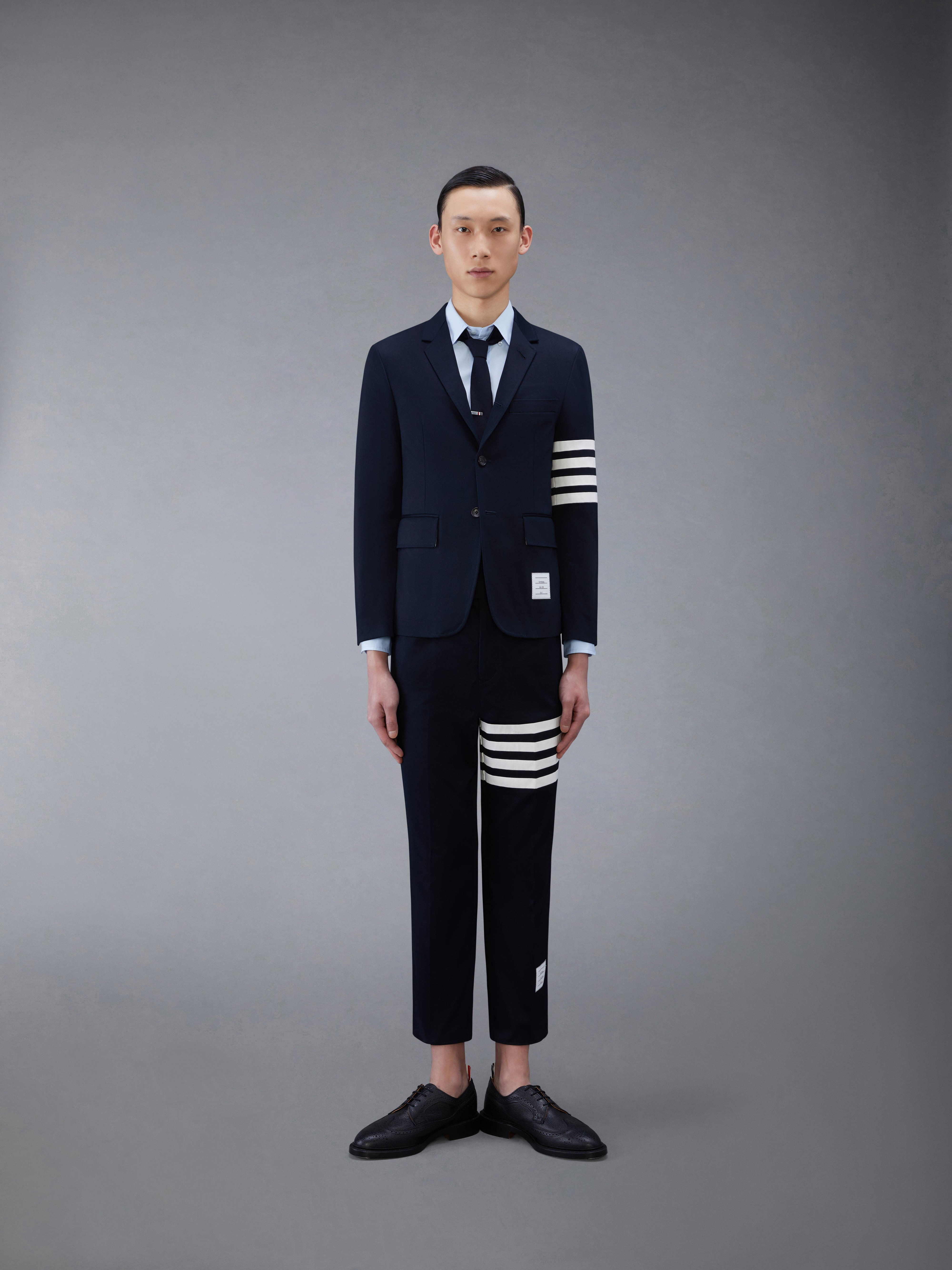 Poplin Grosgrain Armband Classic Shirt - 5