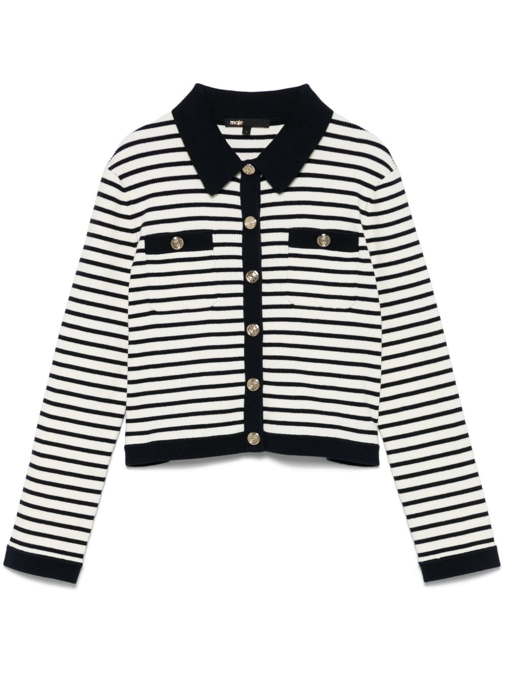 striped cardigan - 1