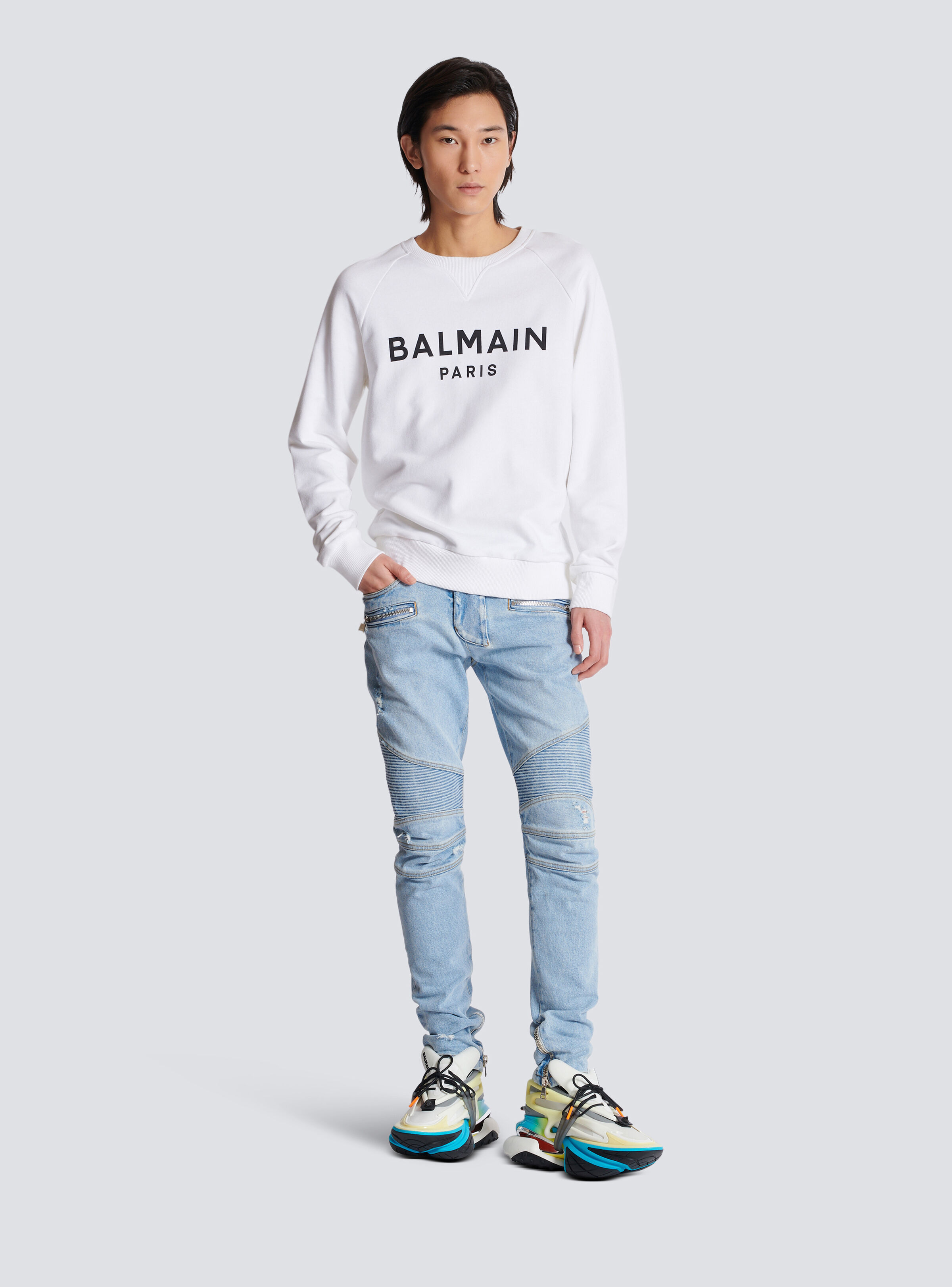 Balmain Paris printed sweatshirt - 2
