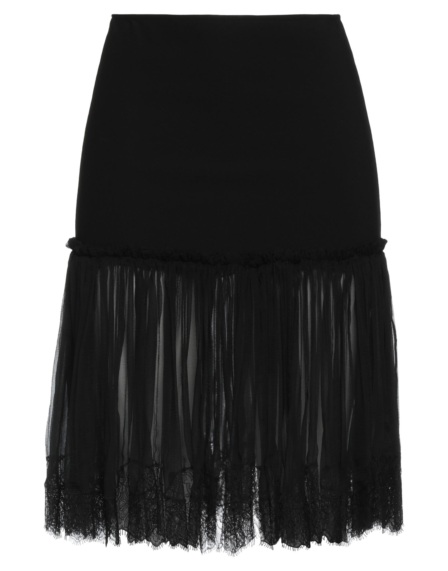 Black Women's Midi Skirt - 1