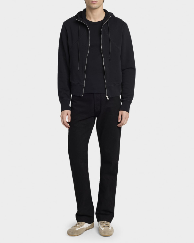 Alexander McQueen Men's Stonewashed Cotton Full-Zip Hoodie outlook