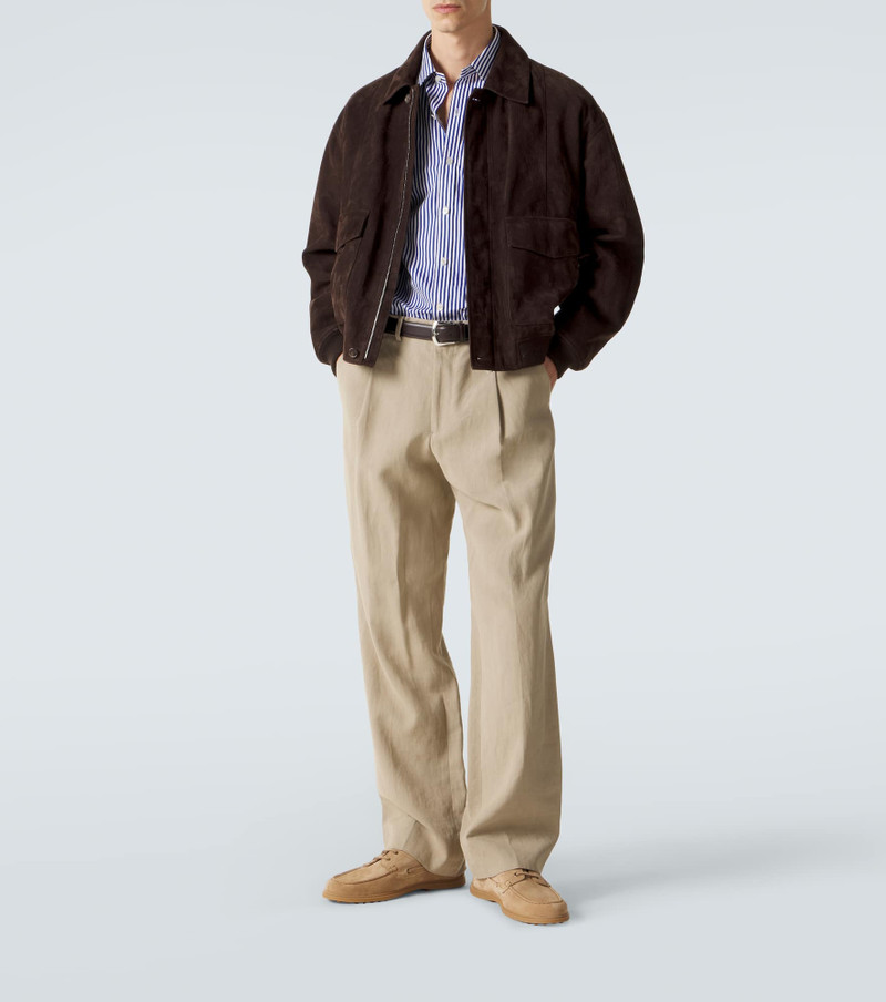 Tod's Gommino suede boat shoes outlook