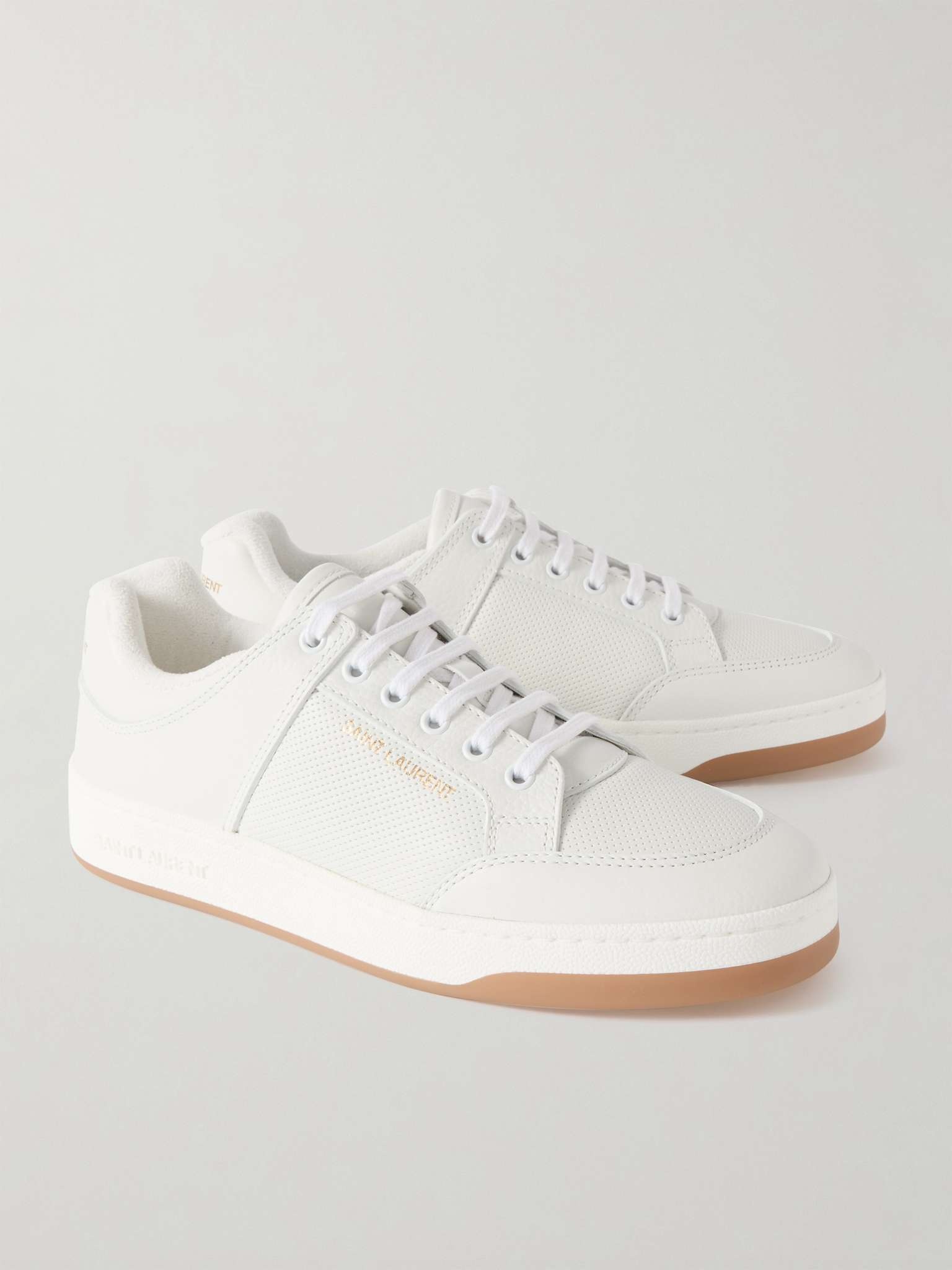 SL/61 Perforated Leather Sneakers - 4