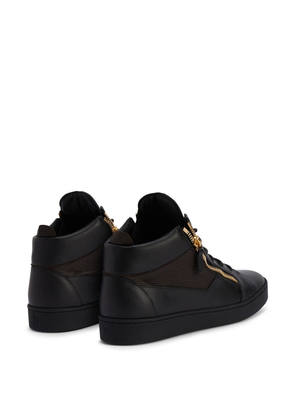 Frankie leather high-top sneakers - 3