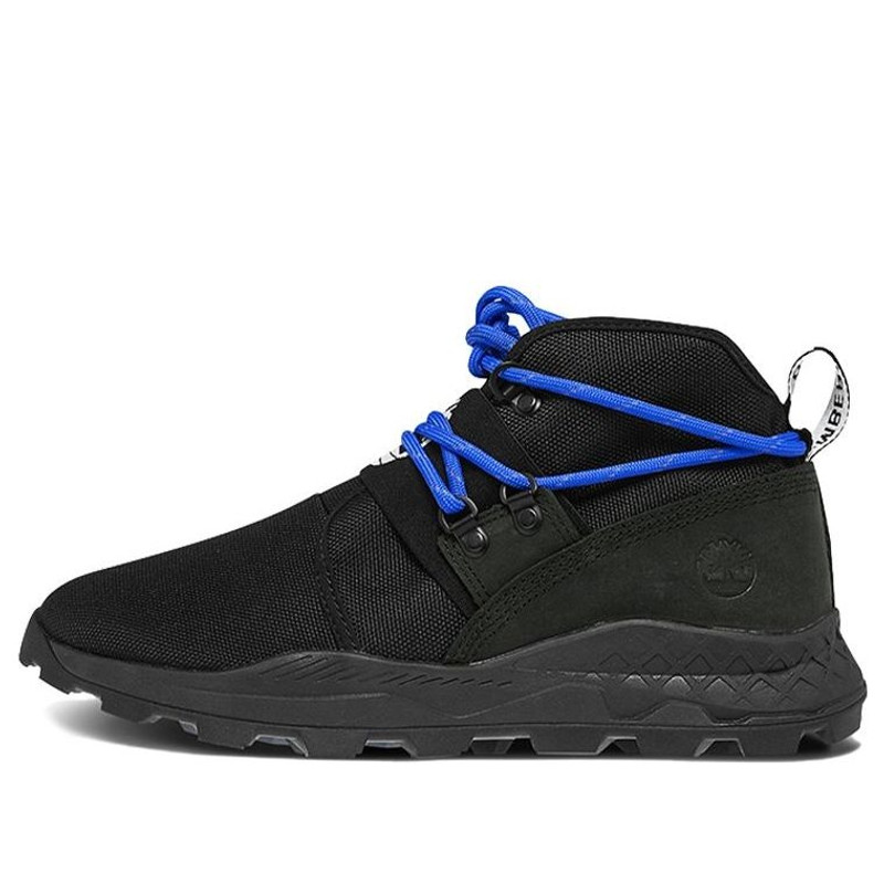 Timberland Brooklyn Leather and Fabric Chukka Wide-Fit Shoes 'Black Ripstop' A2BU2 - 1