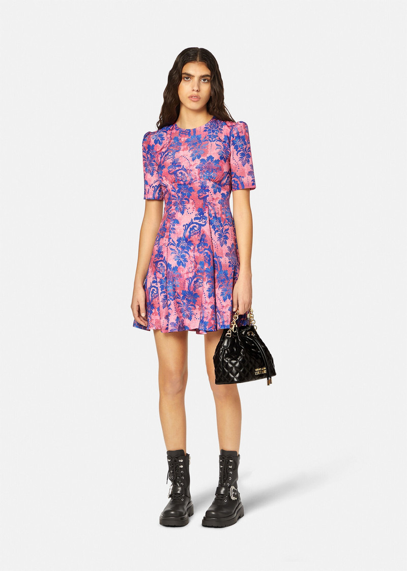 VERSACE JEANS COUTURE Tapestry Couture Mini Dress outlook