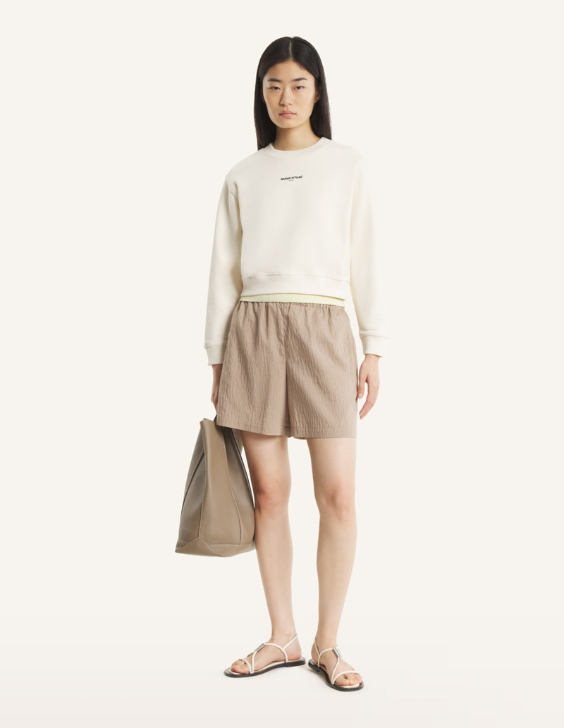 Maison Kitsuné MAISON KITSUNE PARIS CROPPED SWEATSHIRT outlook