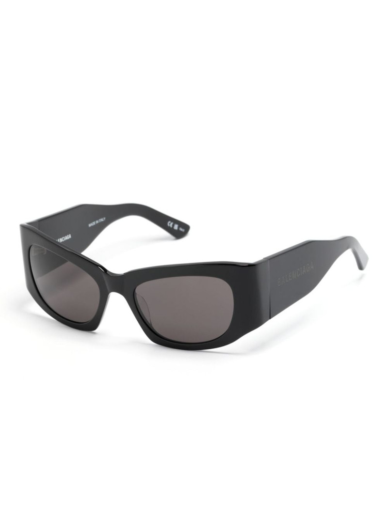 BALENCIAGA rectangle-frame sunglasses outlook
