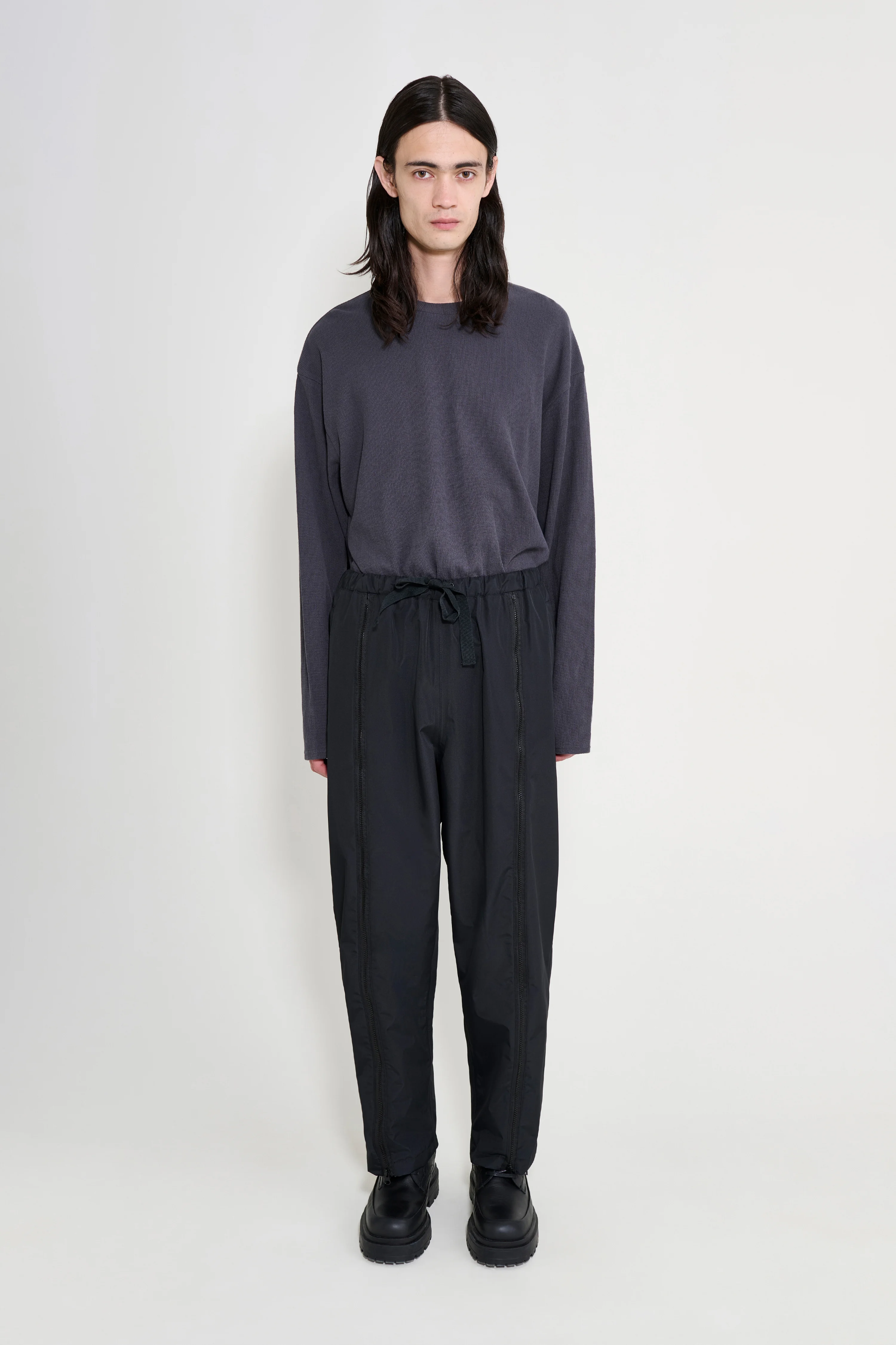 Bash Zip Trousers Black - 1