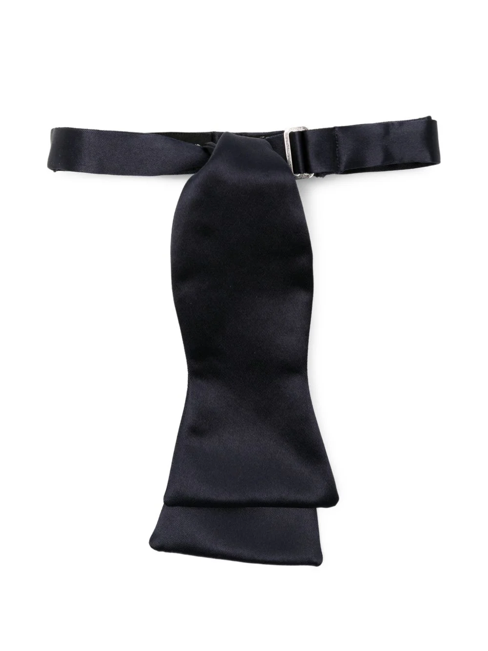 satin-finish adjustable bow tie - 1