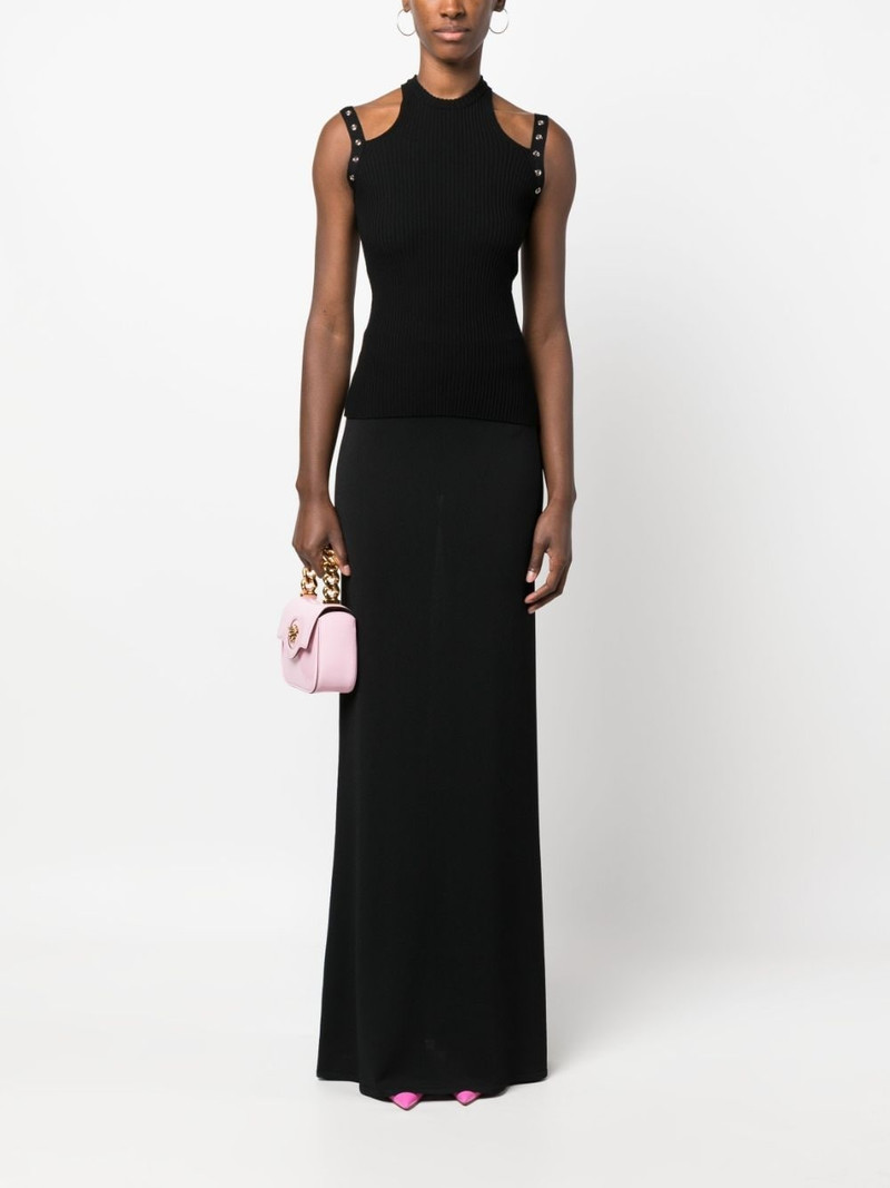 Blumarine sleeveless knitted top outlook