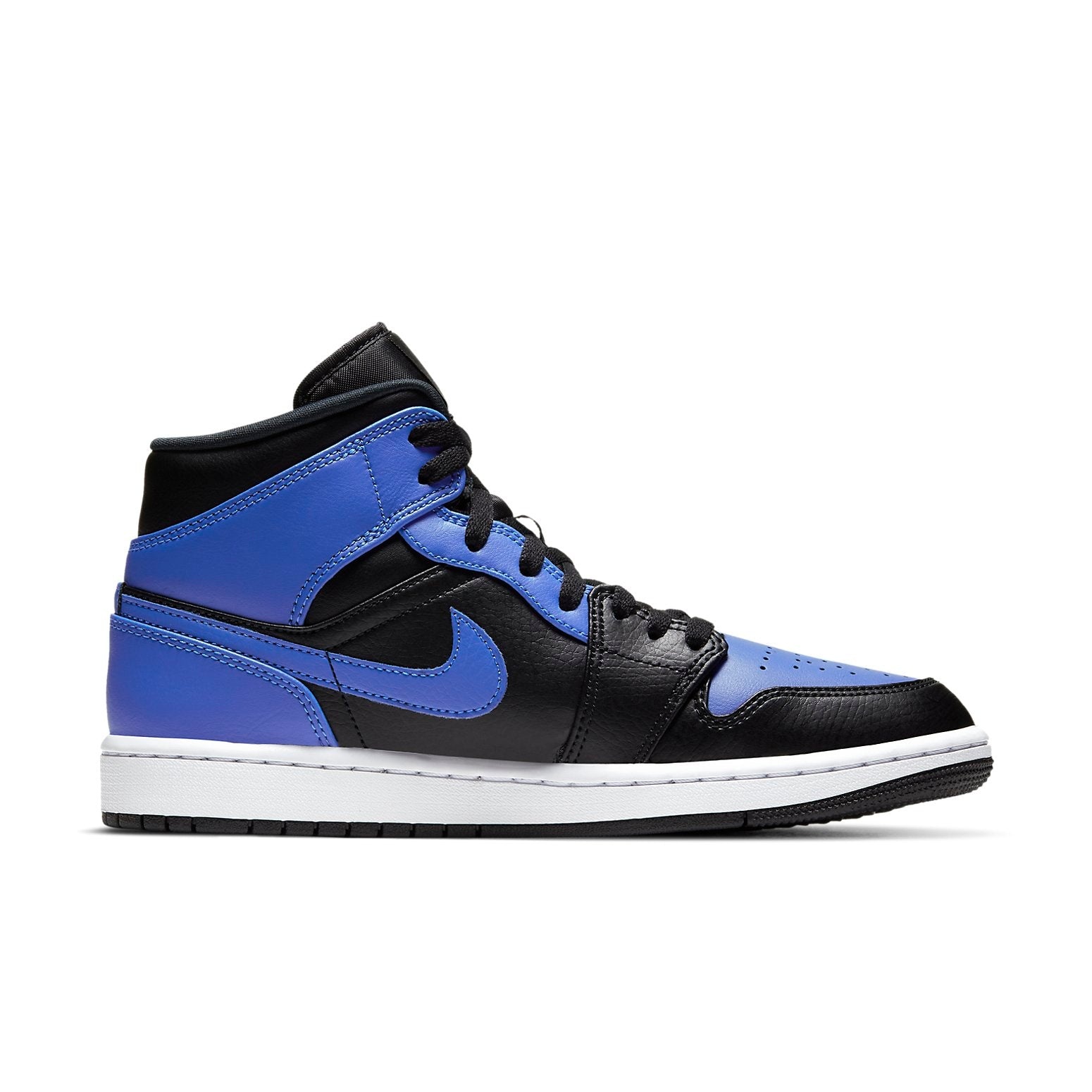 Air Jordan 1 Mid 'Hyper Royal Black' 554724-077 - 2