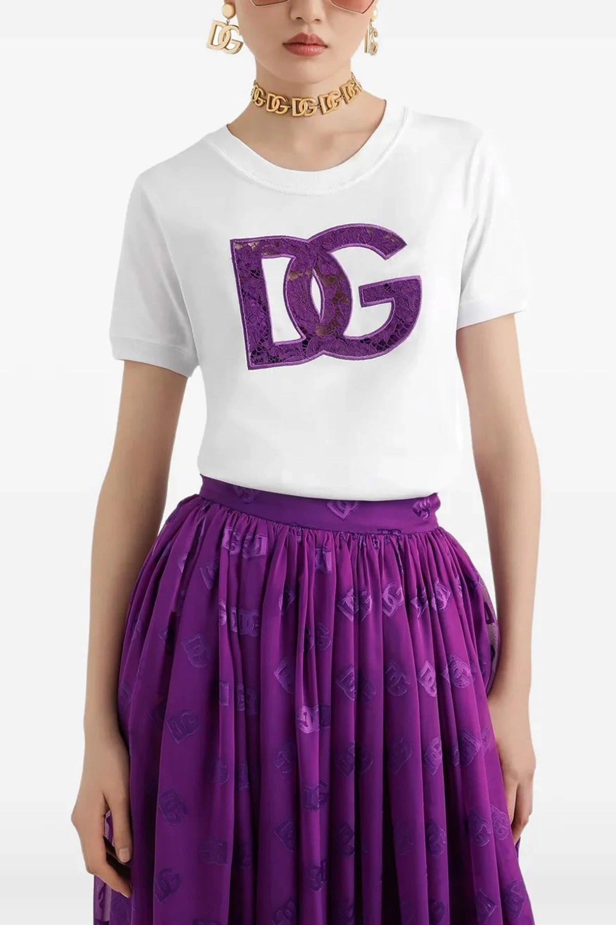 Lace T-shirt - 2
