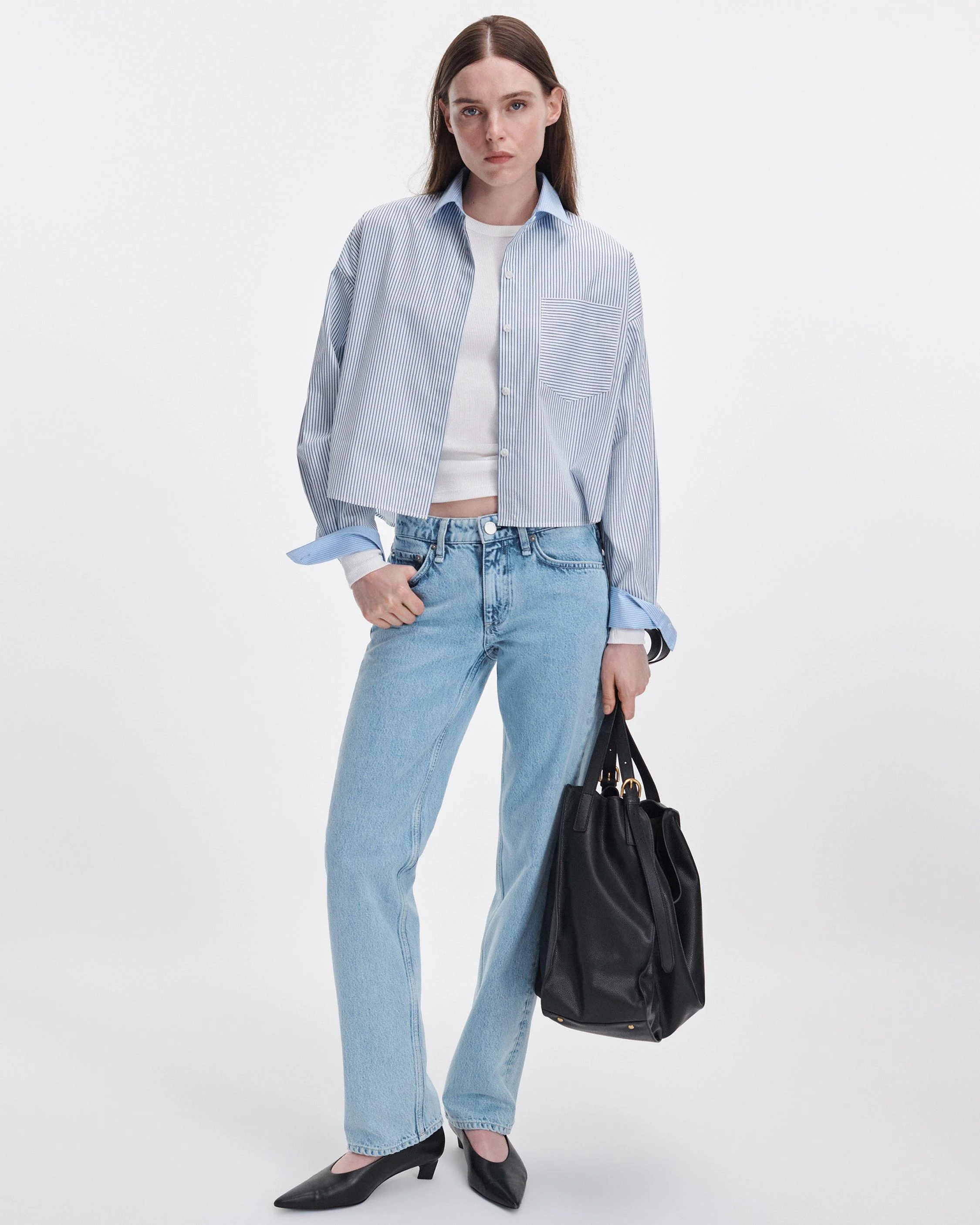 Marin Striped Poplin Shirt - 1