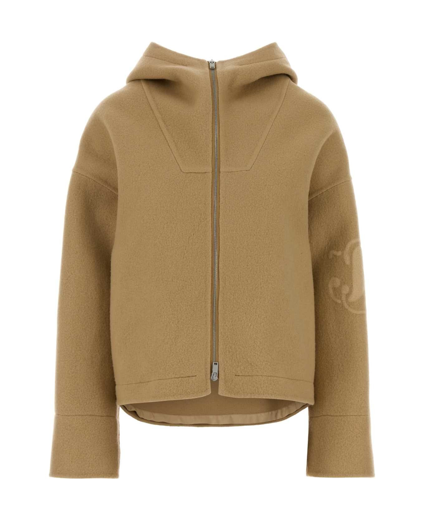 Beige Felt Jacket - 1