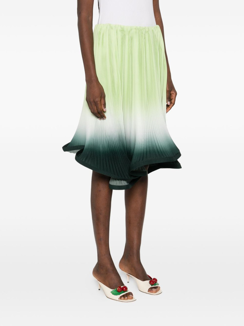 degradé-effect pleated skirt 3