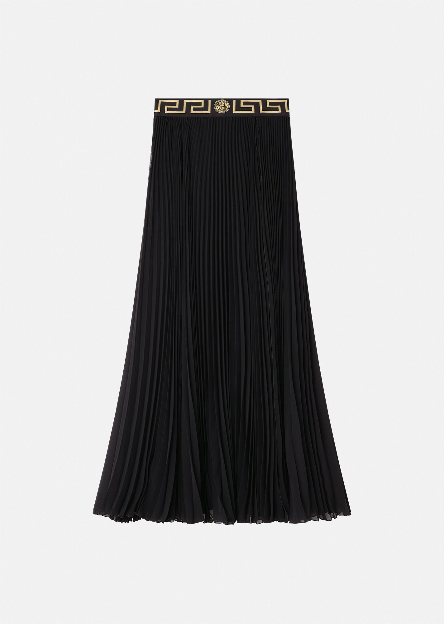 Greca Border Pleated Pareo - 1