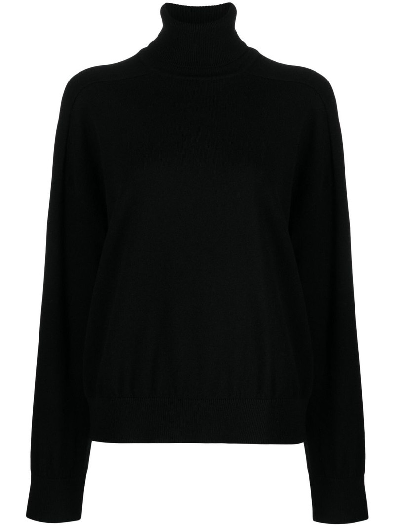 roll-neck fine-knit jumper 1