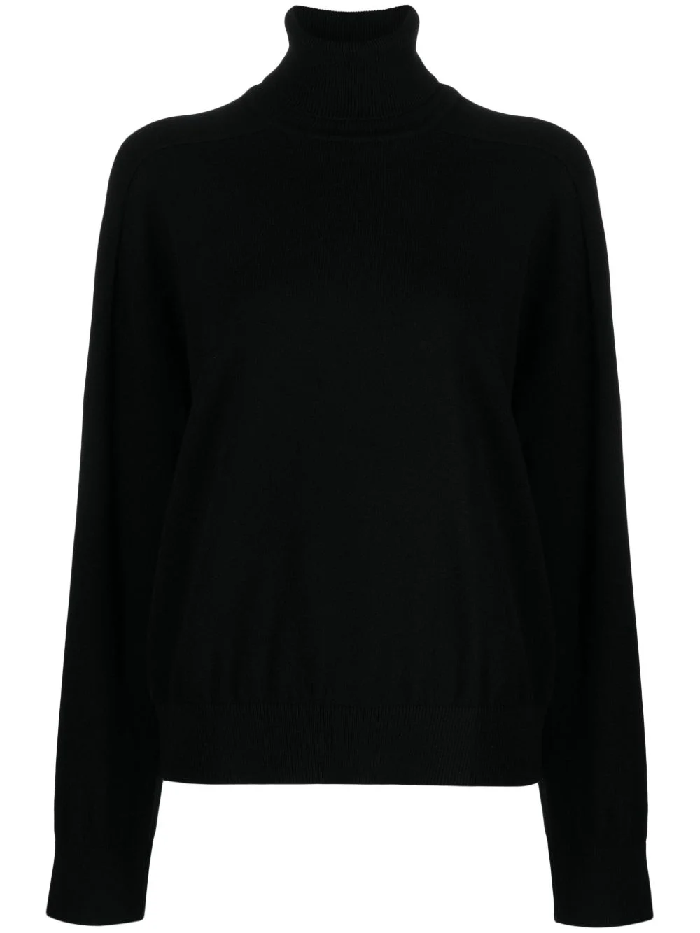 roll-neck fine-knit jumper - 1