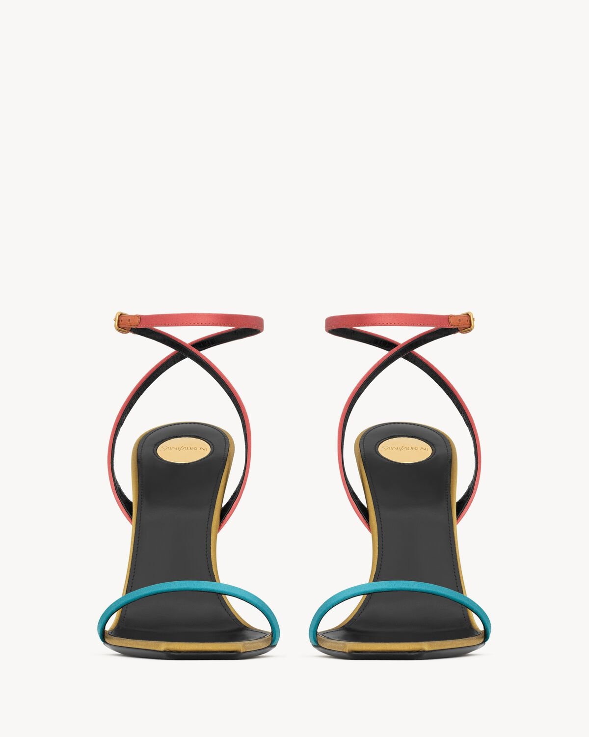 DOMINIQUE SANDALS IN SATIN CREPE - 2