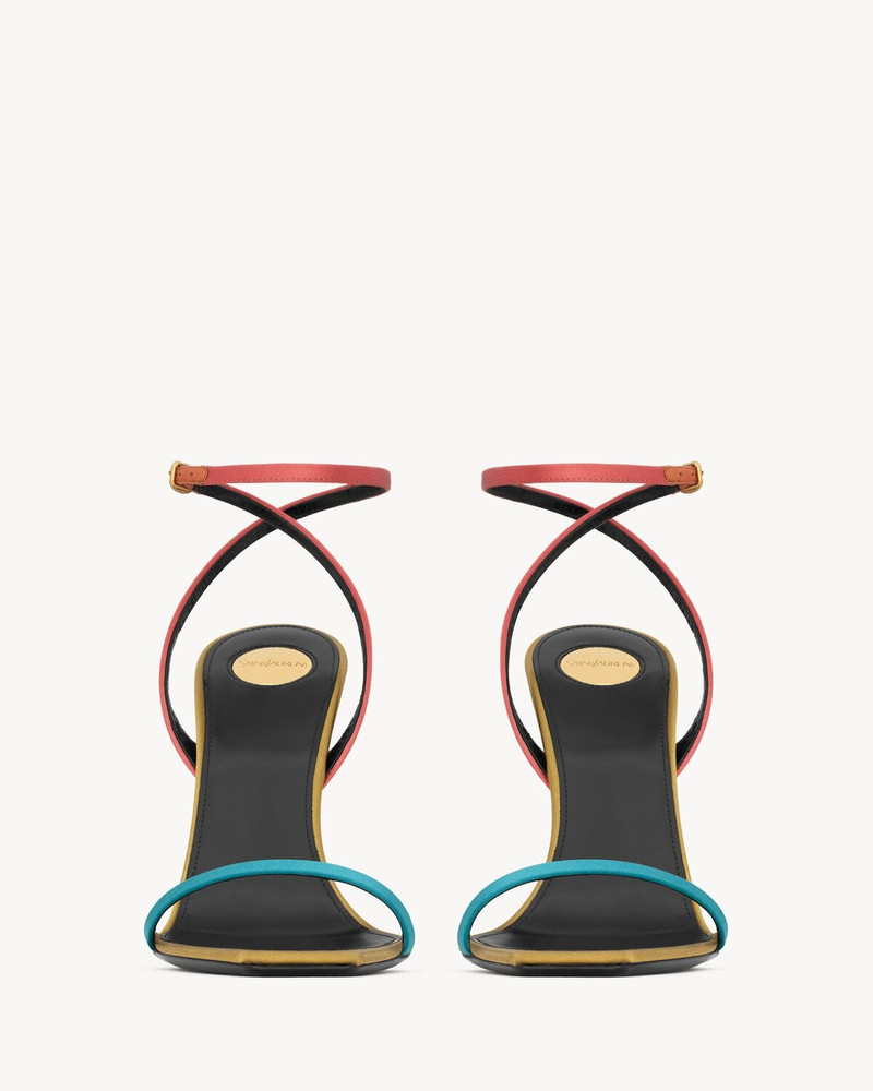 SAINT LAURENT DOMINIQUE SANDALS IN SATIN CREPE outlook
