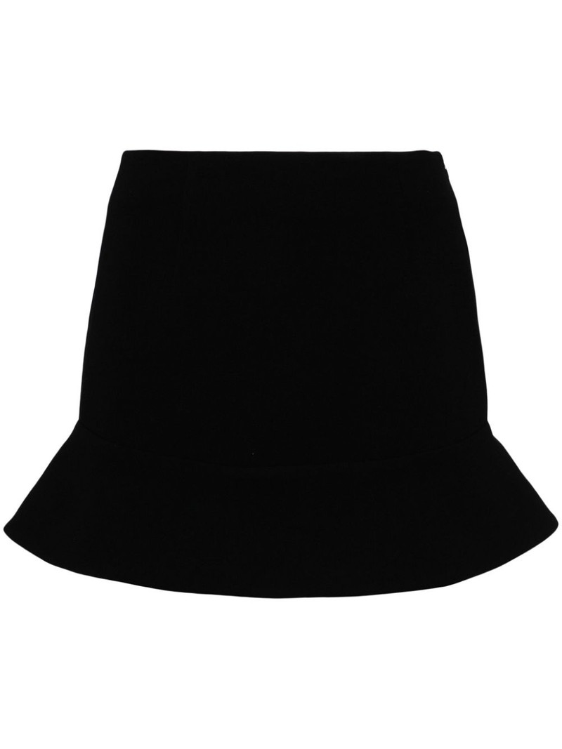 peplum-hem knitted miniskirt 1