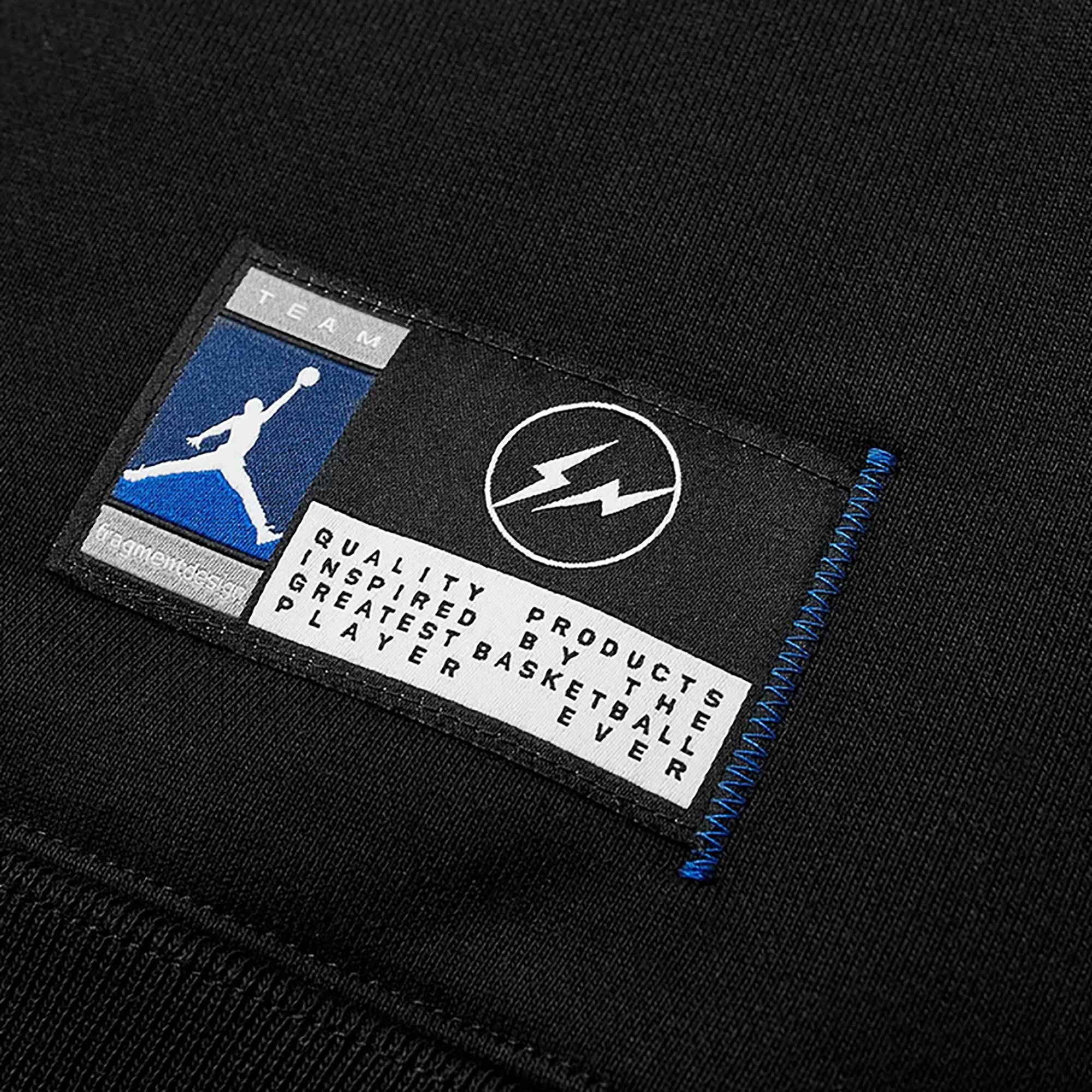 Air Jordan x Fragment Image Pullover Hoodie 'Black/Reflective Silver' - 3