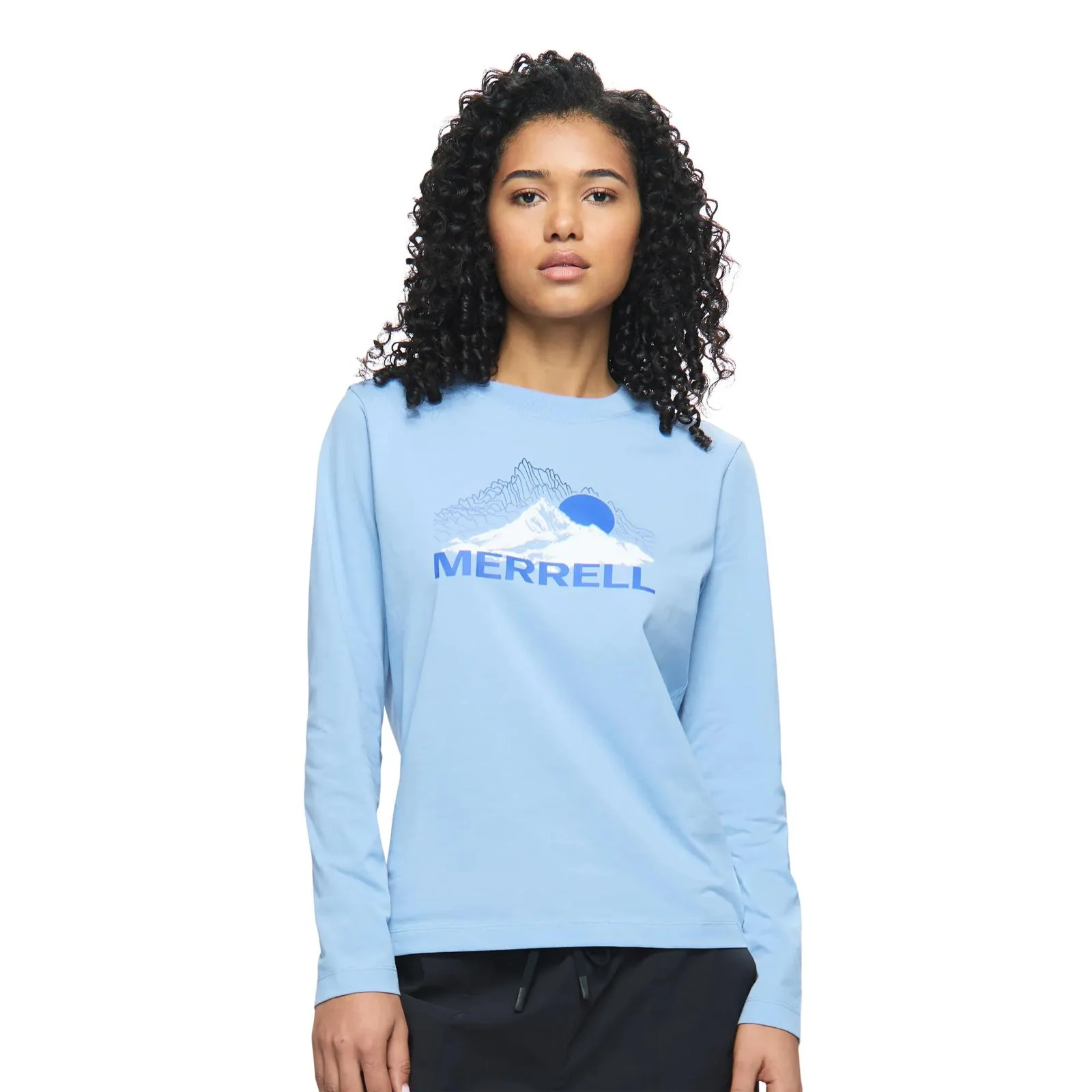 Women's Mountain Topography Long Sleeve Tee - 1