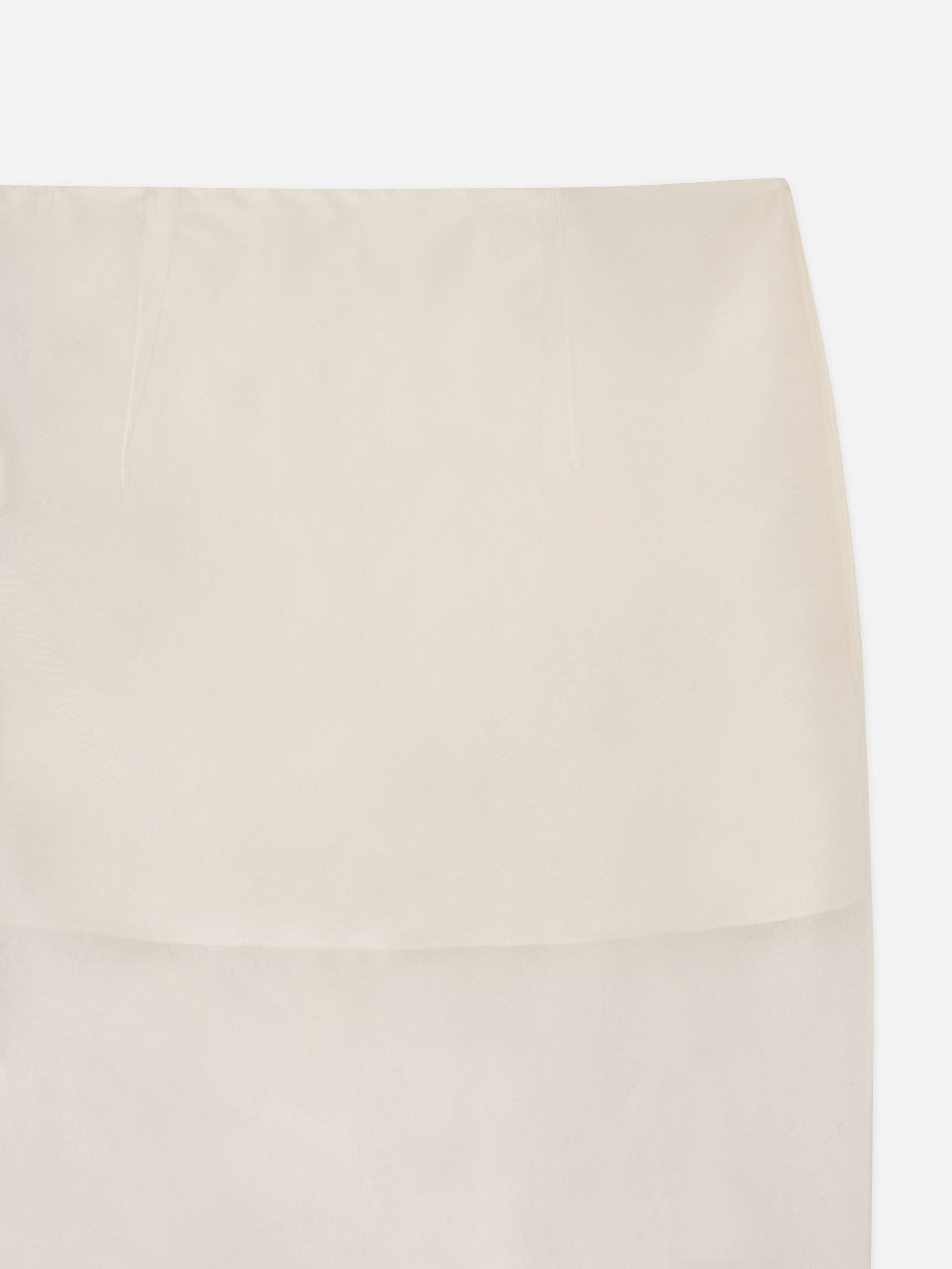 The Silk Organza Skirt in Alabaster - 3