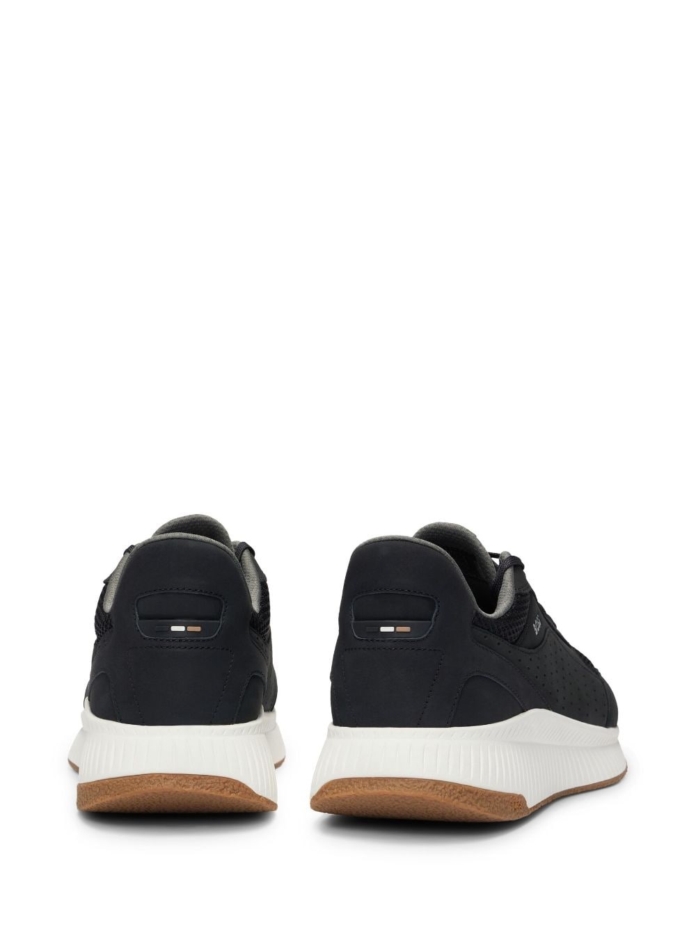 leather low-top sneakers - 3