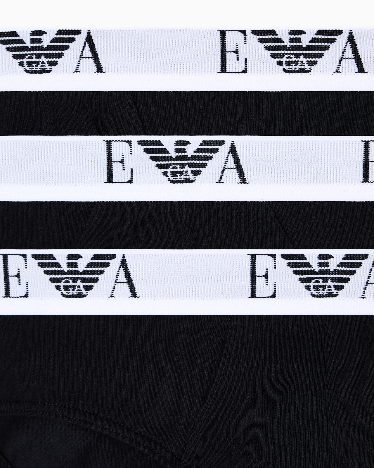 THREE-PACK OF STRETCH JERSEY BRIEFS WITH EA LOGOBAND - 4
