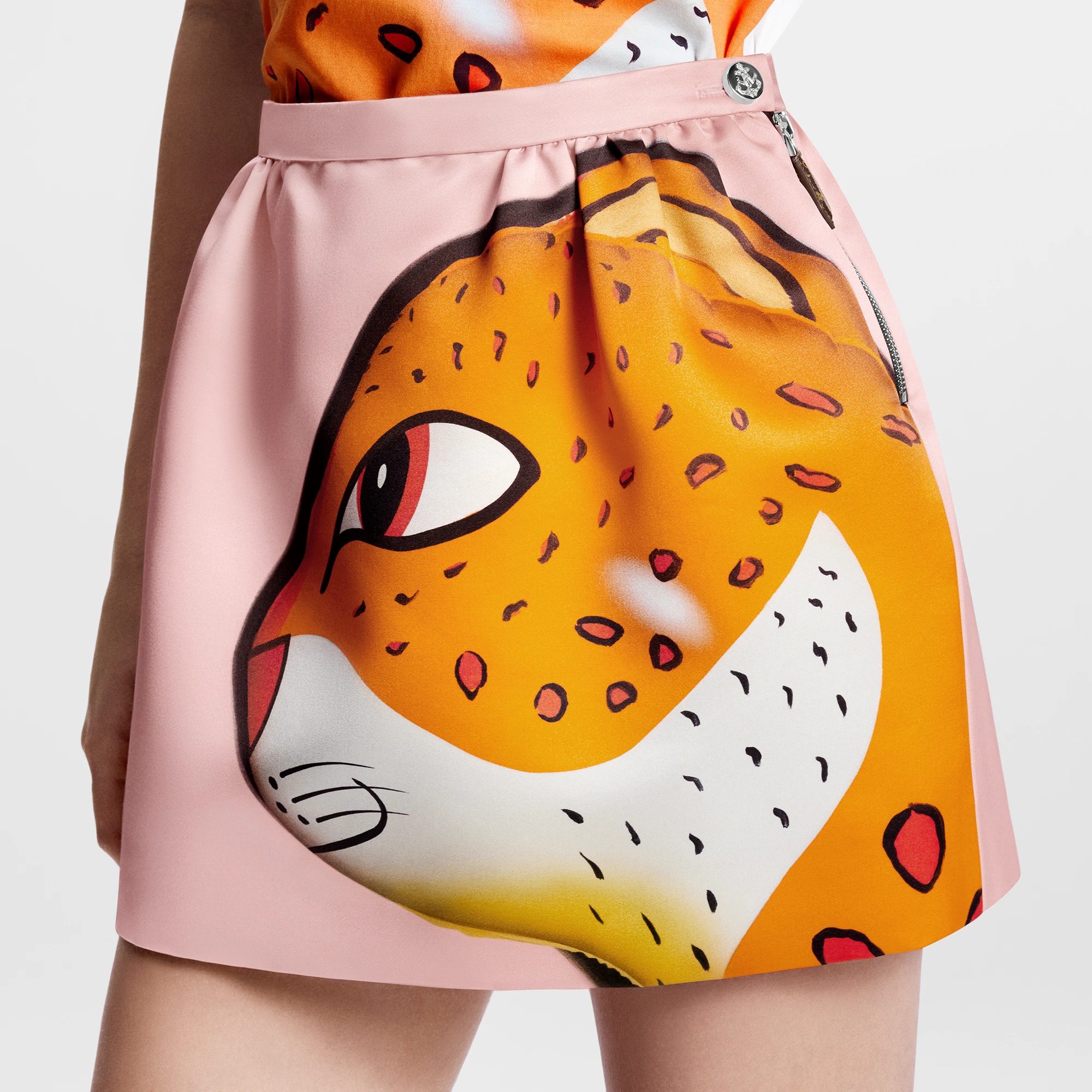 Leopard Mini Skirt - 2