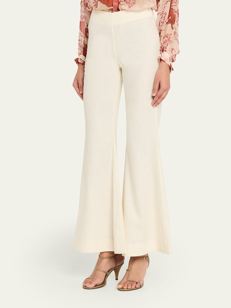 Farah Alabaster Flare Trousers 4