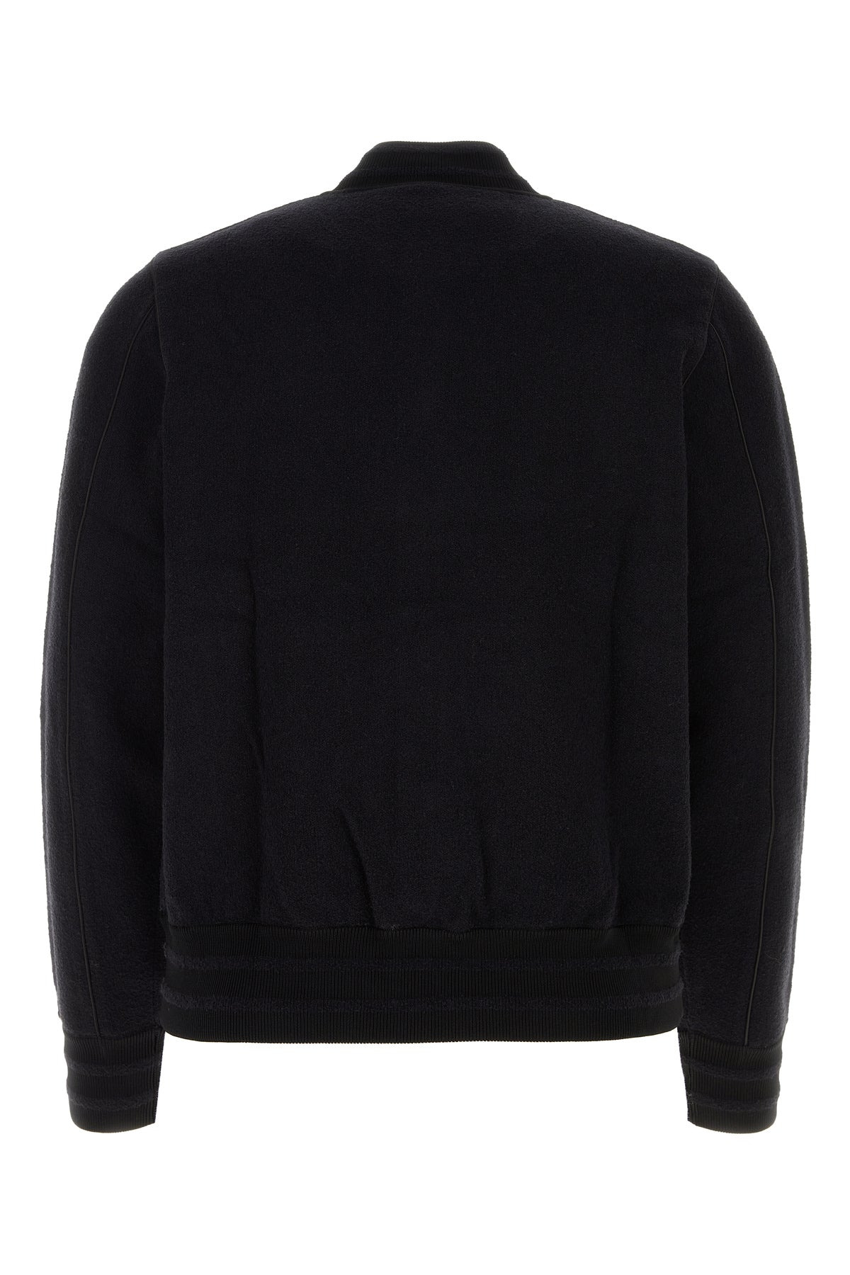 Black nylon blend bomber jacket - 2
