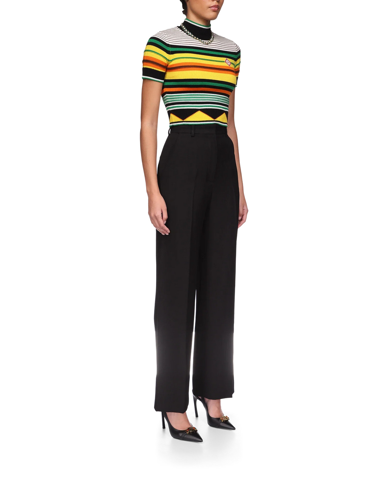 Knitted Striped Shirt - 5