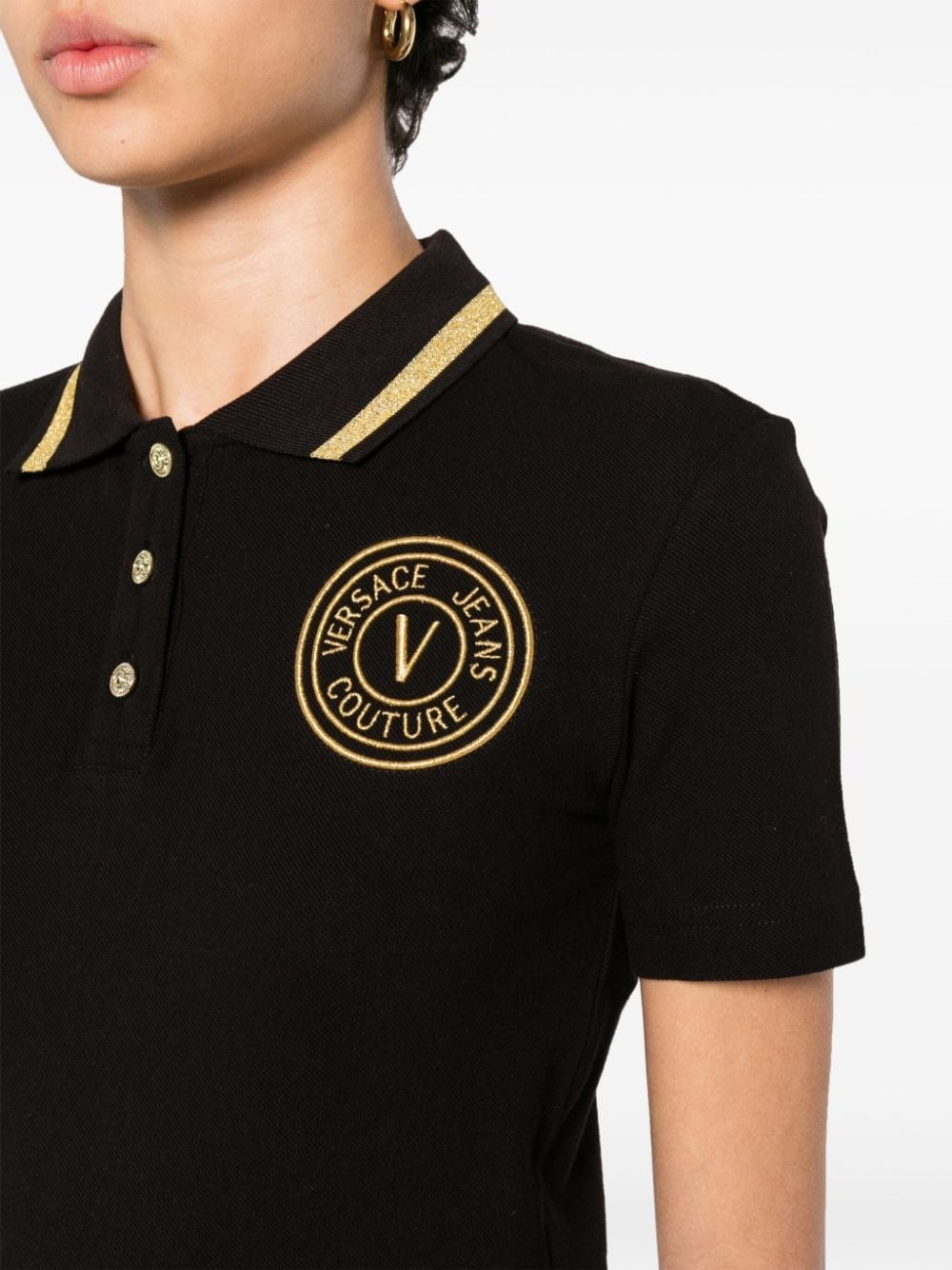 V-Emblem piquÃ© polo shirt - 5