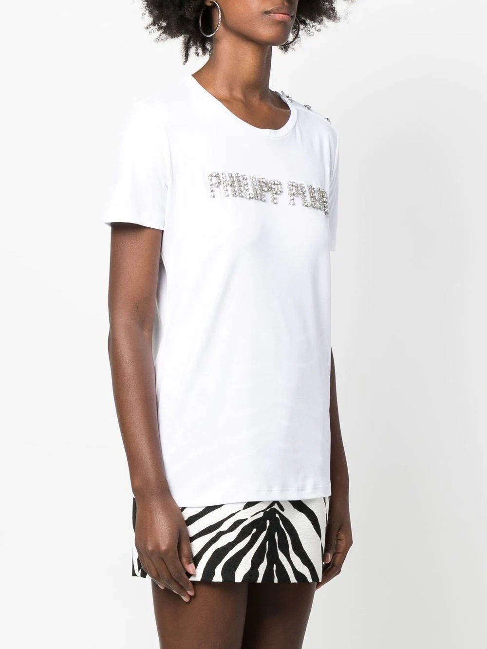 logo-embellished short-sleeve T-shirt - 3
