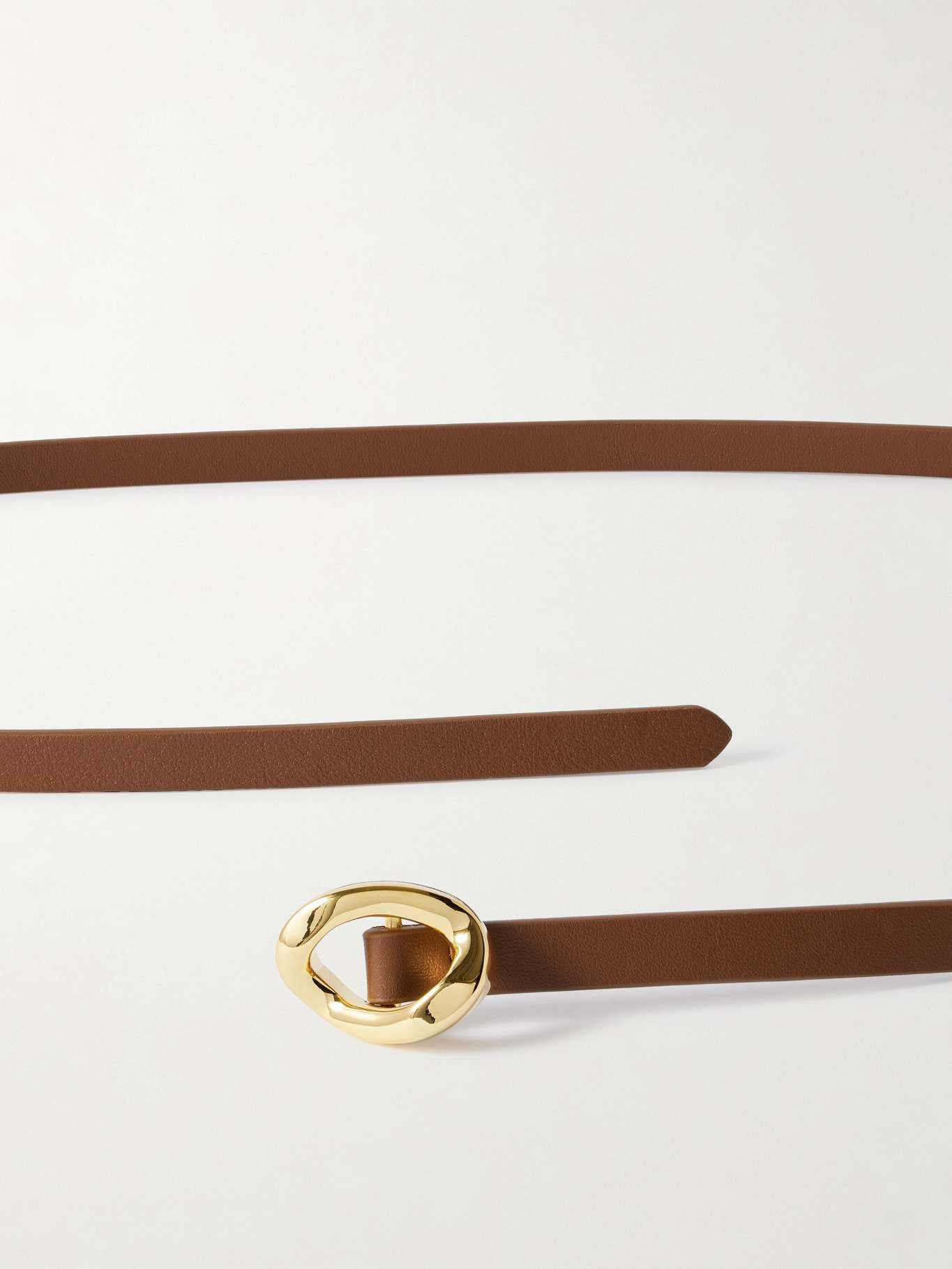 Orbite leather belt Tan - 3