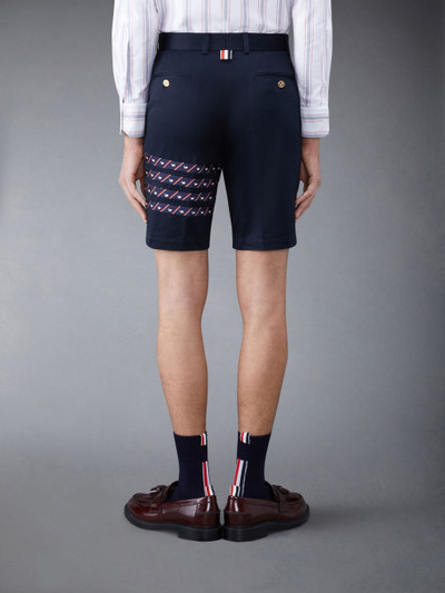 Thom Browne Cotton Twill Whale Stripe 4-Bar Chino Short outlook