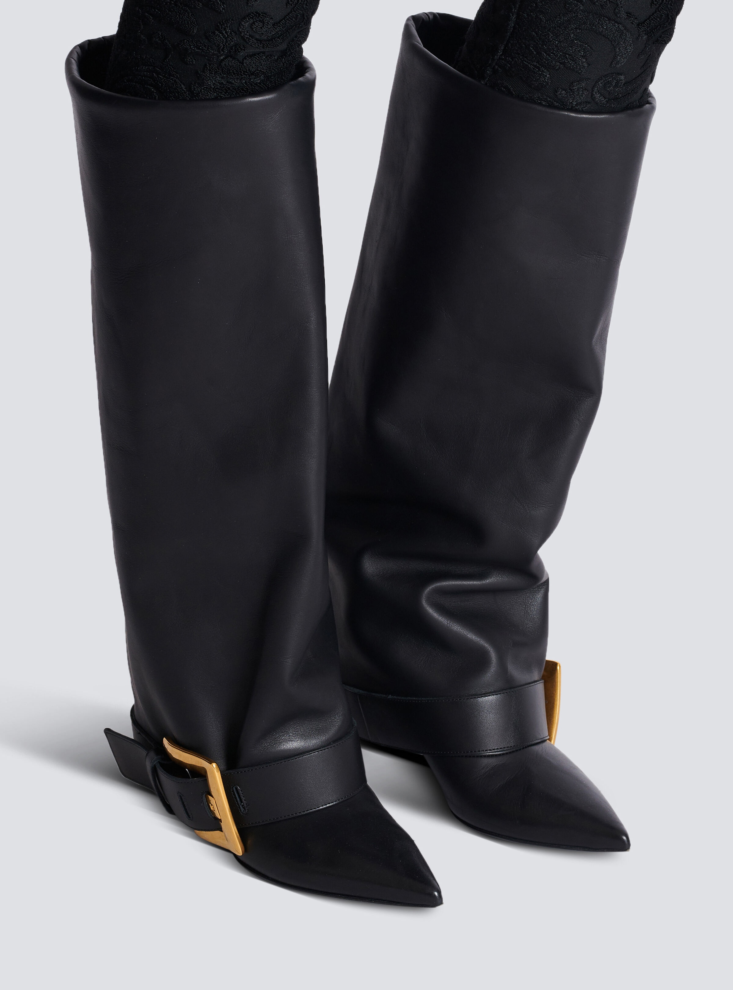 Anthem calfskin leather boots - 7