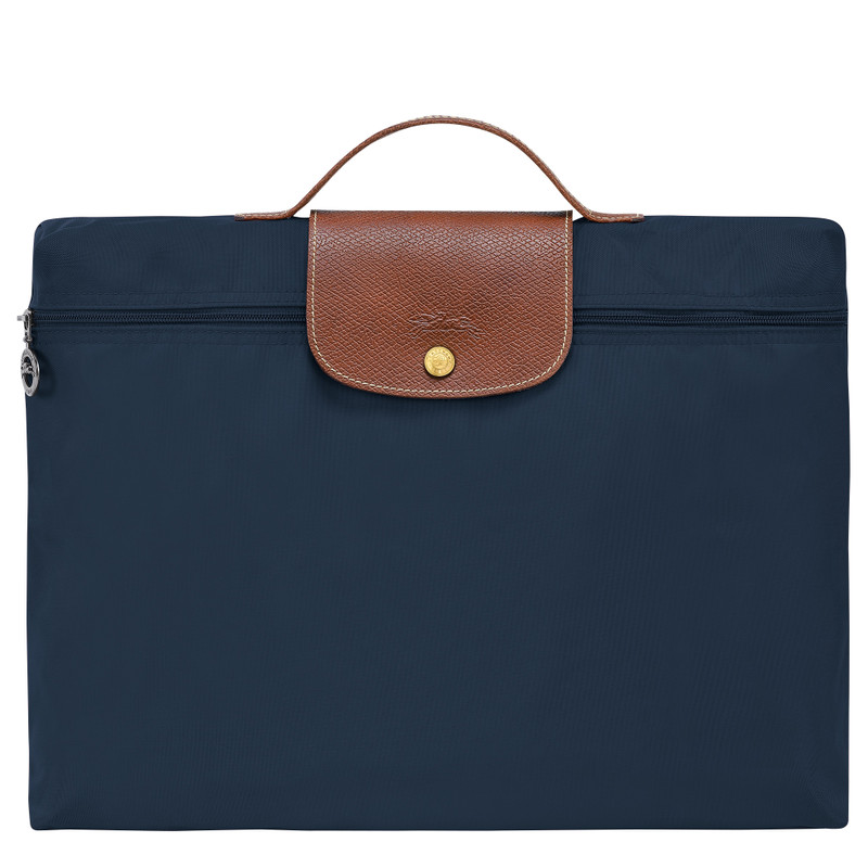 Le Pliage Original S Briefcase Navy - Recycled canvas 1