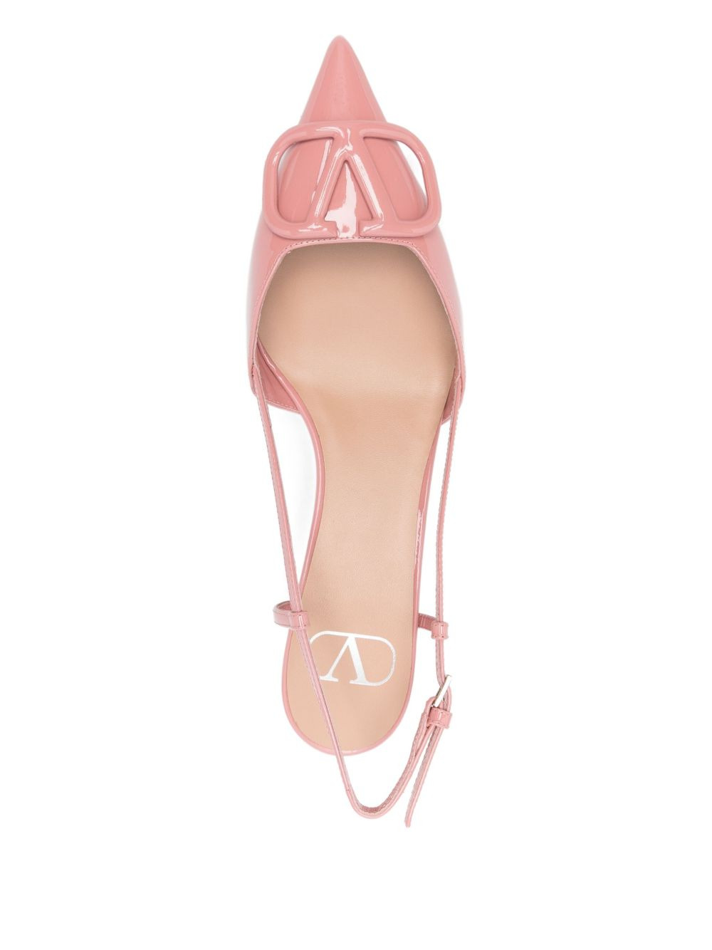 40mm sling-back VLogo pumps - 4