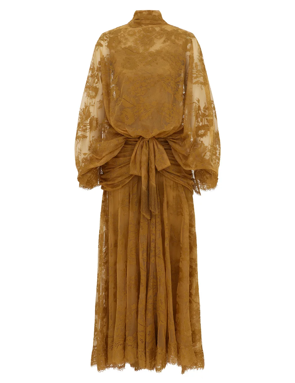 ASCENT BATWING LACE GOWN - 1