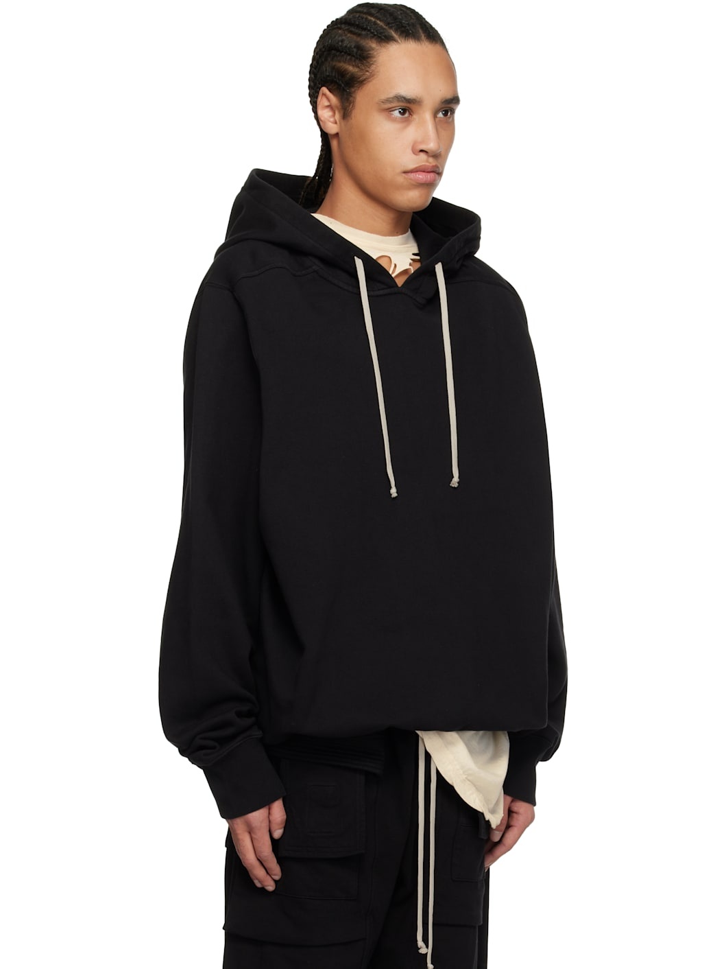 Black Hollywood Oversized Hoodie - 2