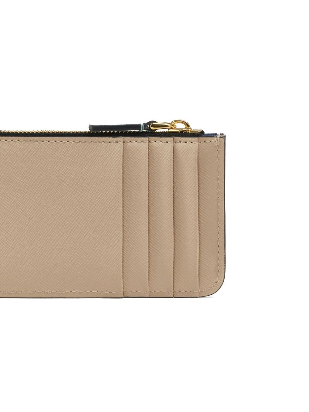 embossed-logo cardholder wallet - 4