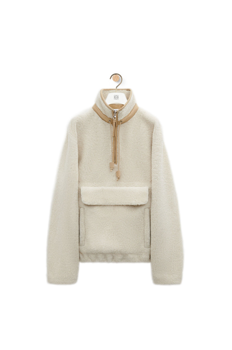 Anorak in shearling 1