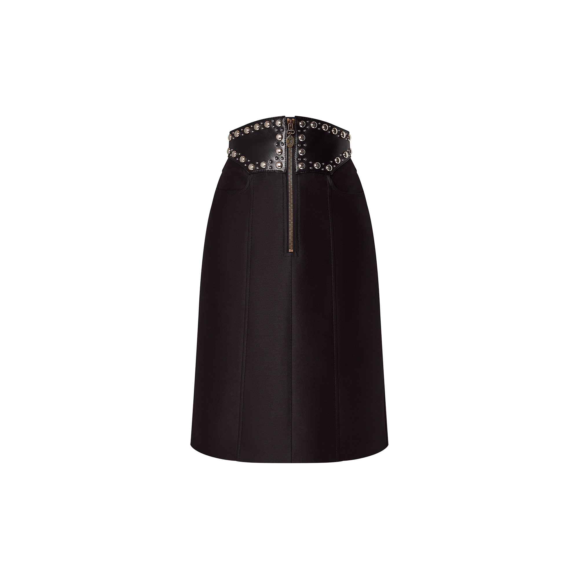 Studded Belt Skirt - 1