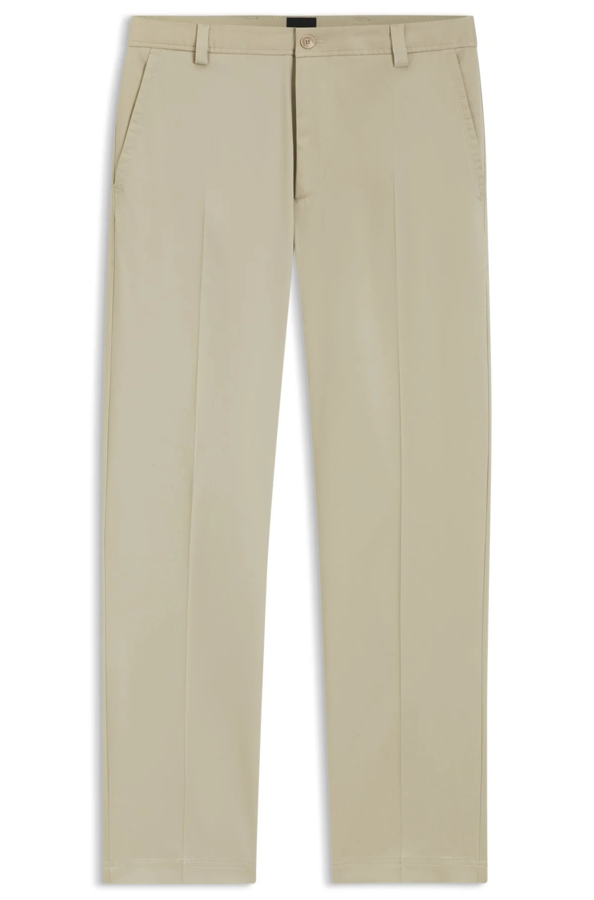 STRAIGHT-FIT TROUSERS IN STRETCH TWILL - 1