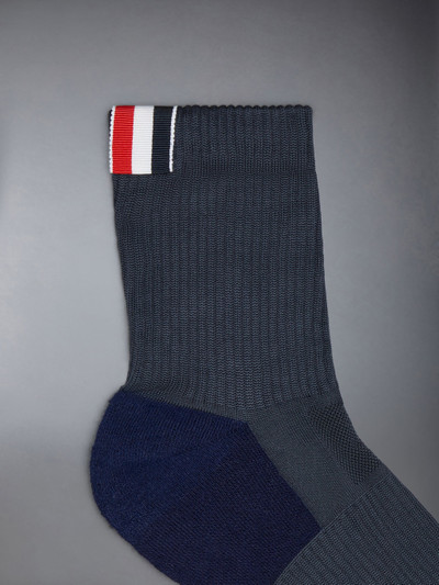 Thom Browne stripe-detail knitted ankle socks outlook